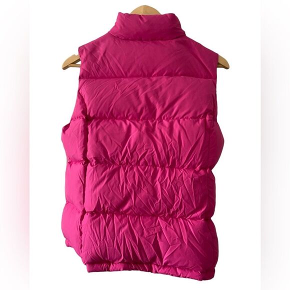 Lily Pulitzer Women’s Reversible Pink Green Puffer Vest, size S, 100% polyester - Picture 9 of 14